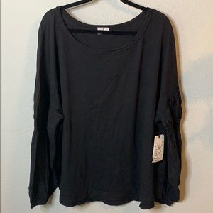 NWT Melrose and Market Puffy Sleeve Tee Shirt